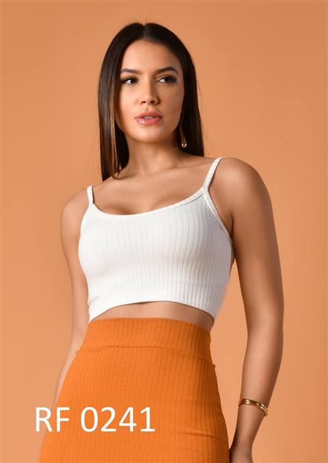 Cropped de alças finas — RF 0241