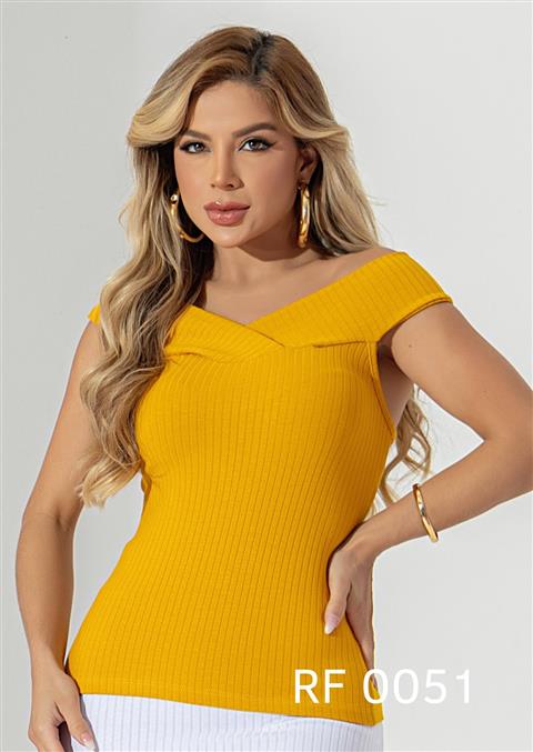 Blusa canelada — RF 0051