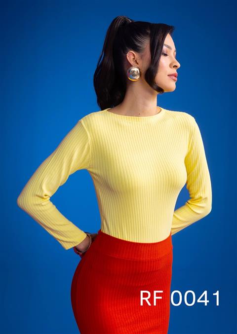 Blusa canelada — RF 0041
