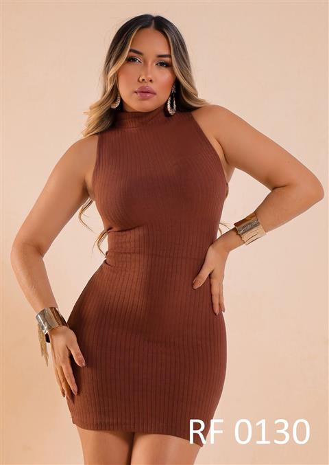 Vestido canelado — RF 0130