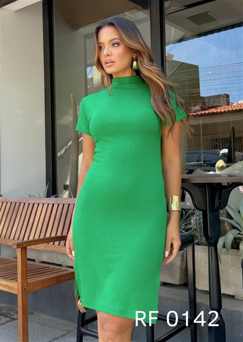 Vestido canelado — RF 0142