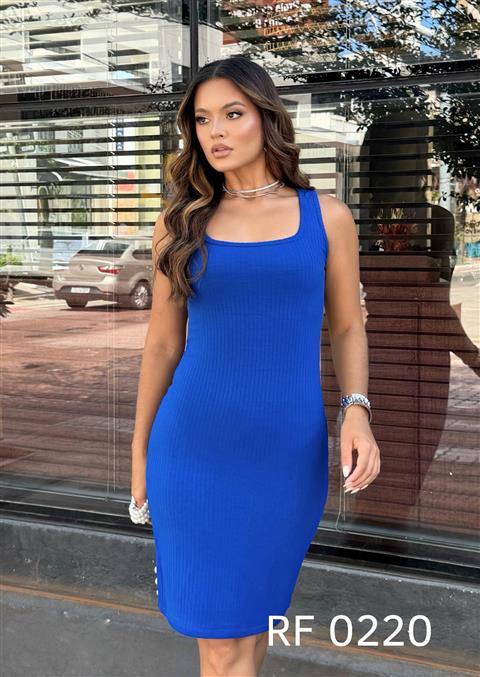 Vestido canelado — RF 0220